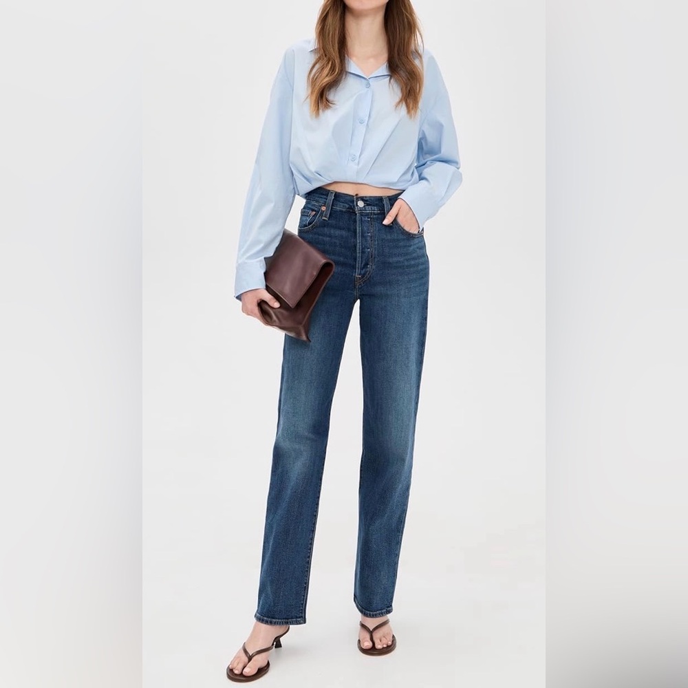 ✨ LEVI’S Ribcage Straight Leg Jeans